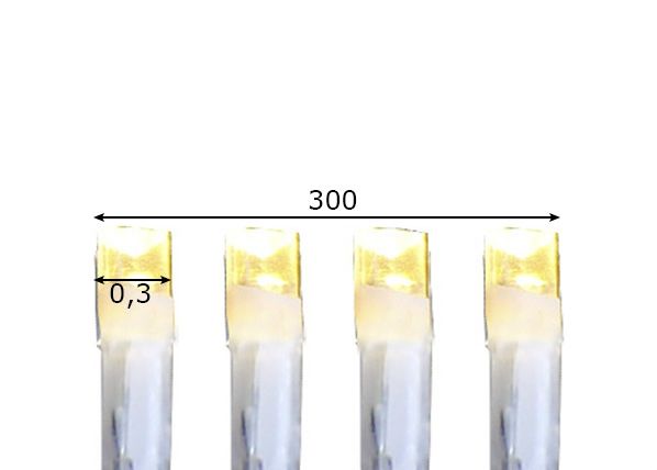 Гирлянда Micro LED размеры