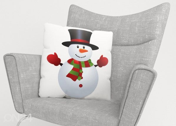 Декоративная наволочка Christmas Snowman 40x40 cm