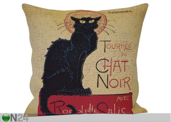 Декоративная подушка из гобелена Chat Noir 50x50 см