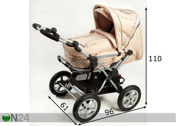Детская коляска Britton CountryClassic размеры