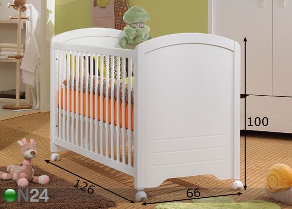 Детская кроватка Ines 60x120 см размеры