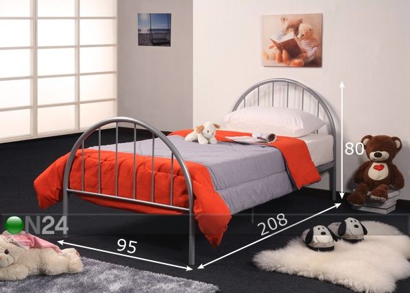 Детская кровать Yokie 90x200 см размеры