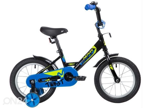 Детский велосипед 14" TWIST Novatrack черный
