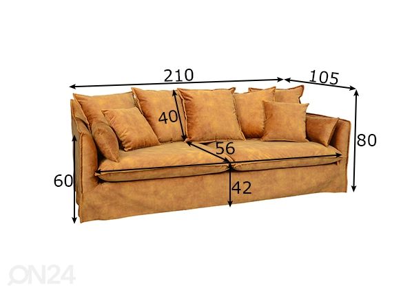 Диван Heaven размеры