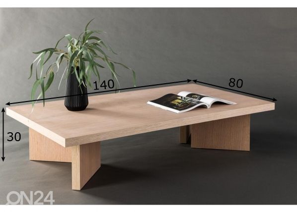 Журнальный столик Bassholmen 140x80 см размеры