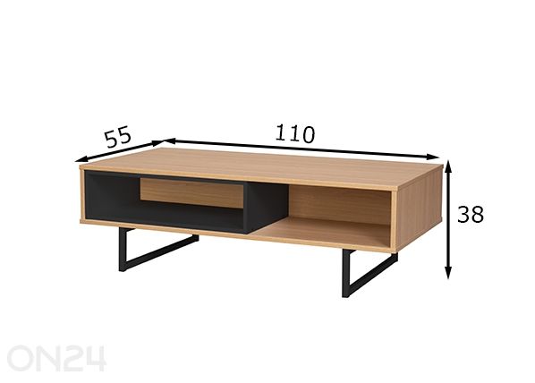 Журнальный стол / Подставка под ТВ размеры