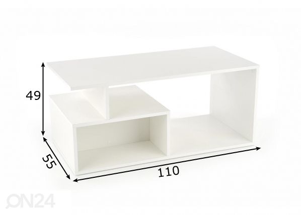 Журнальный стол 110x55 cm размеры
