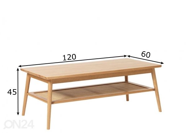 Журнальный стол размеры