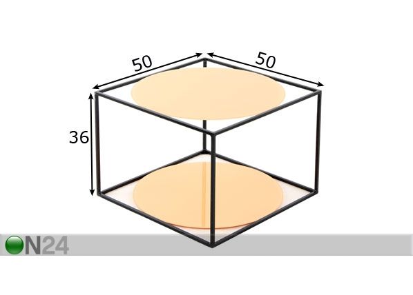 Журнальный стол 50x50 см размеры
