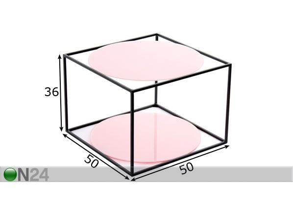 Журнальный стол 50x50 см размеры