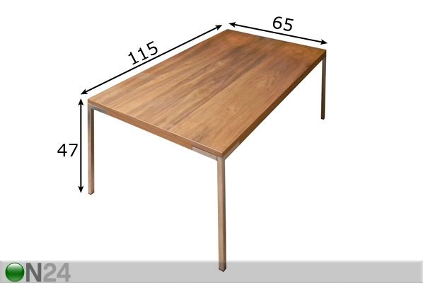Журнальный стол Karin 47x115x65 см размеры