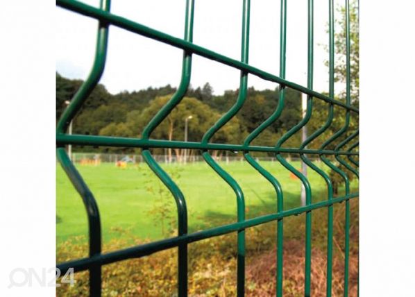 Заборная панель 3D RAL6005, 4 mm 203x250 cm