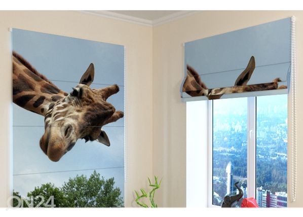 Затемняющие римские шторы Girafe 120x140 cm