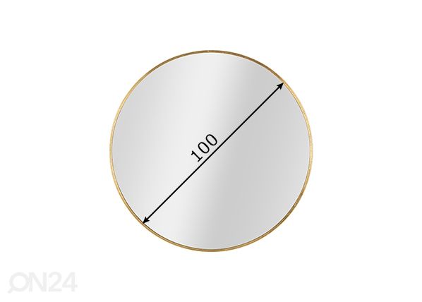 Зеркало настенное Elegant 100x100 cm размеры
