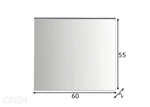 Зеркало настенное Set-one размеры
