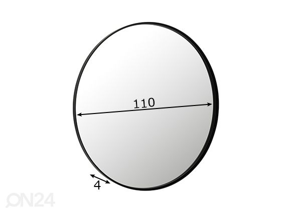 Зеркало Bianca Ø 110 cm размеры