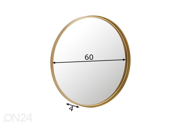 Зеркало Bianca Ø 60 cm размеры