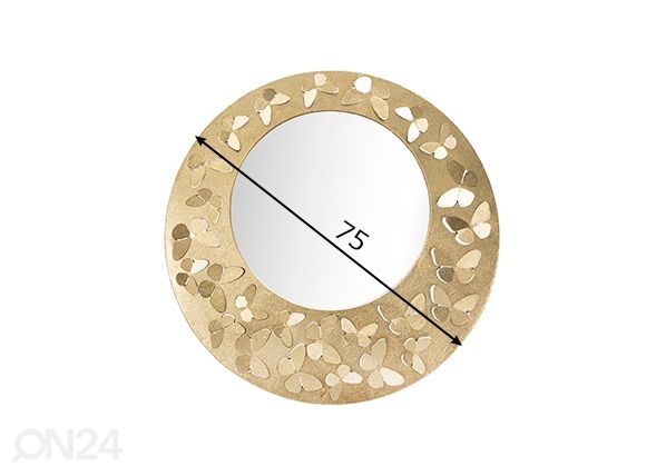 Зеркало Glam, золотистый размеры