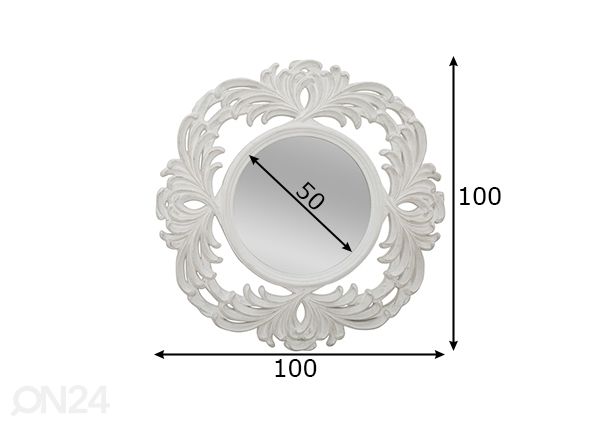 Зеркало Glam размеры