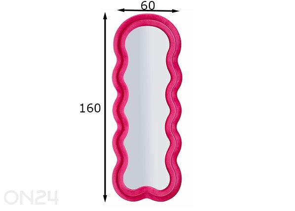 Зеркало Miki 60х160 см размеры