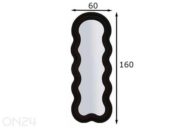 Зеркало Teddy 60x160 см размеры