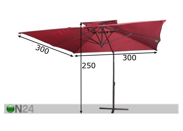 Зонт Banana 3x3 м размеры