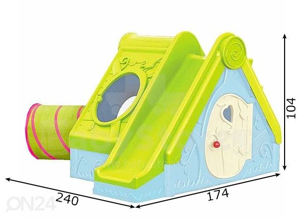 Игровой комплекс Keter Funtivity Playhouse размеры