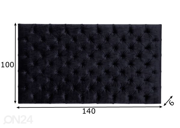 Изголовье кровати 140x100 cm размеры