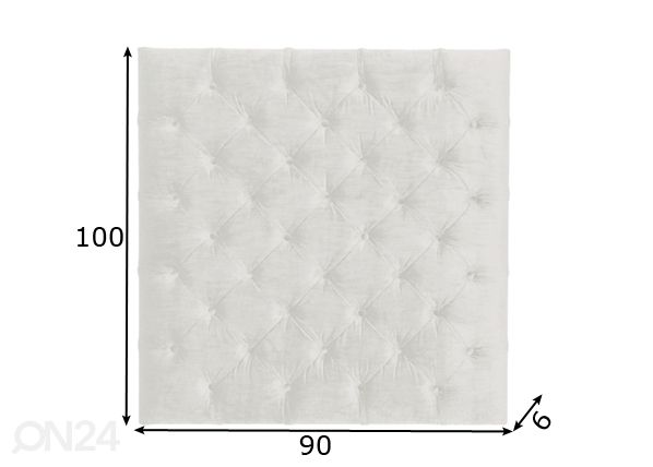 Изголовье кровати 90x100 cm размеры