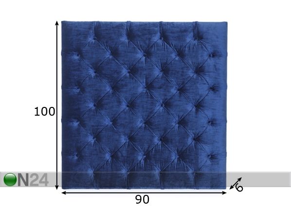 Изголовье кровати 90x100 cm размеры