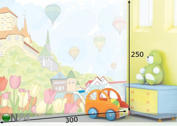 Интерьерная наклейка Сказка 250x300 см размеры