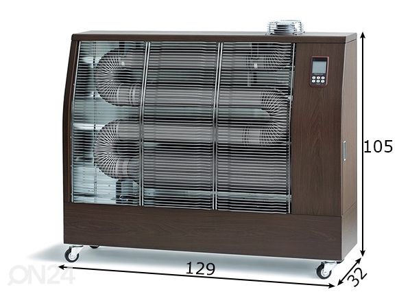 Инфракрасный обогреватель Veltron DHOE-150 17,4 кВт размеры