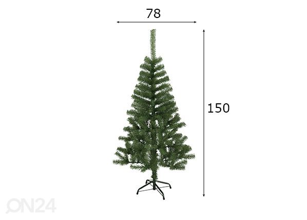 Искусственная ёлка Kanada 150 cm размеры