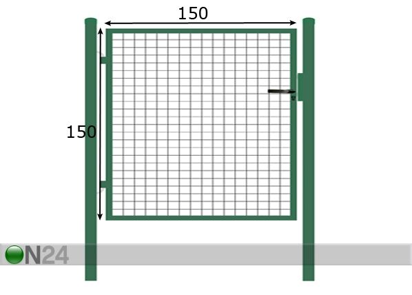 Калитка 1,5x1,5 m размеры