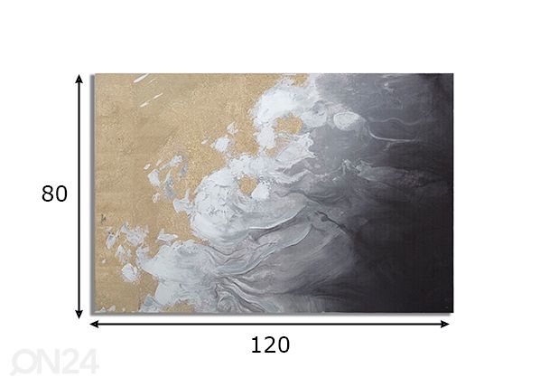 Картина Action 120x80 cm размеры