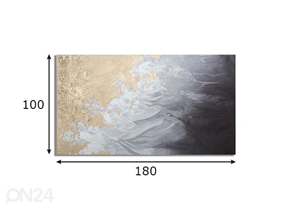 Картина Action 180x100 cm размеры