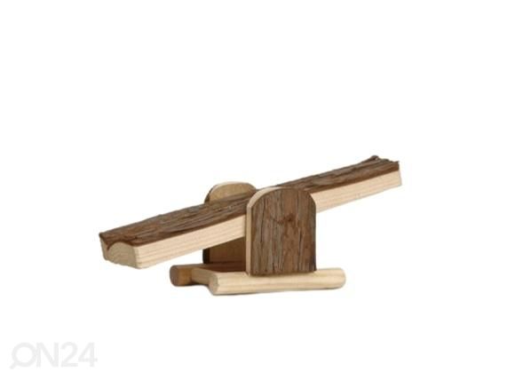 Качели деревянные для грызунов 22x8,5x7 см