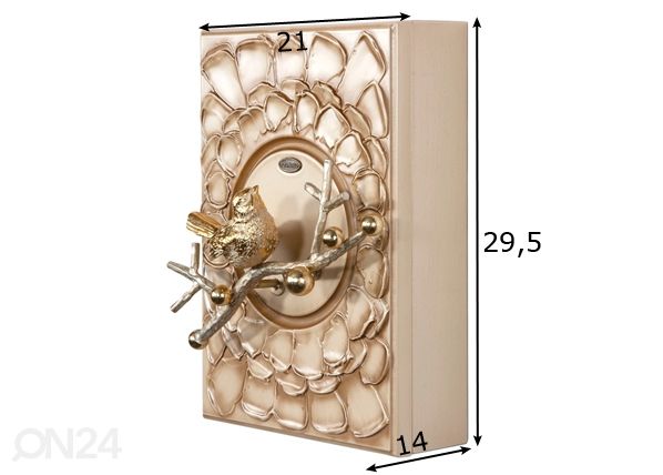 Ключница Terra размеры