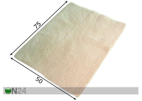 Ковёр для любимого животного Gold 75x50 см размеры