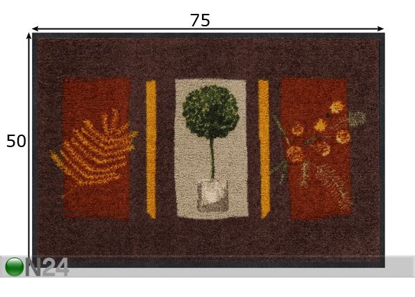 Ковер Air de Provence terra 50x75 см размеры