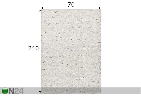 Ковер Alm Glück 70x240 см размеры