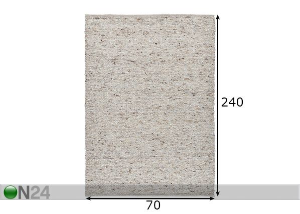Ковер Alm Glück 70x240 см размеры