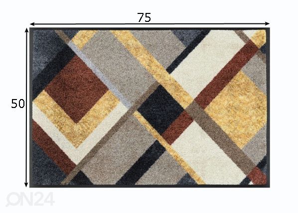 Ковер Art Deco 50x75 см размеры