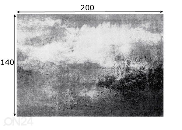 Ковер Aura 140x200 см размеры
