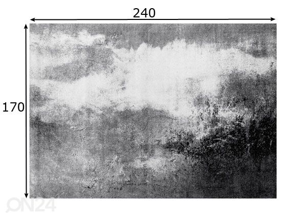 Ковер Aura 170x240 см размеры