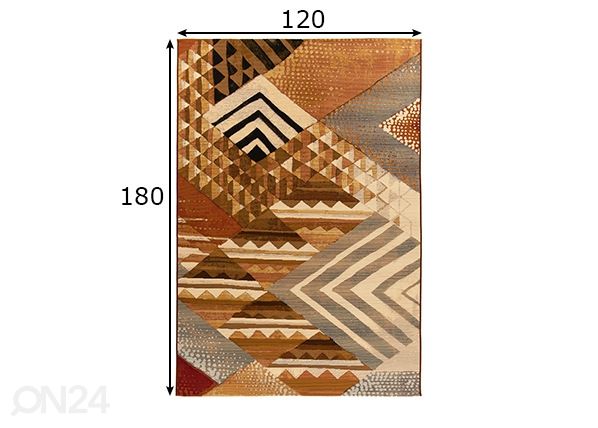 Ковер Aurora 120x180 см размеры