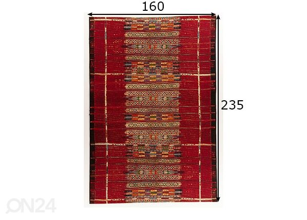 Ковер Aurora 160x235 см размеры