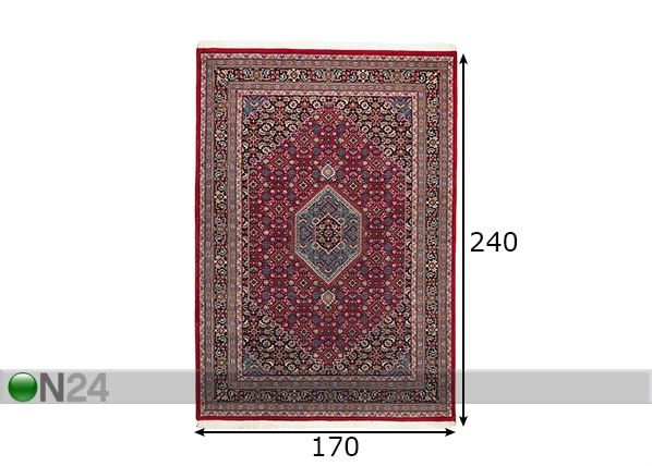 Ковер Benares Bidjar 9 170x240 см размеры