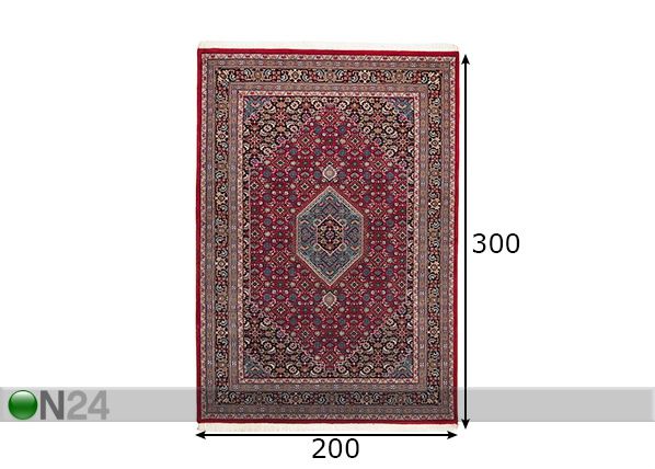 Ковер Benares Bidjar 9 200x300 см размеры