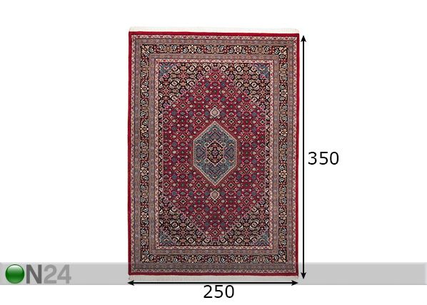 Ковер Benares Bidjar 9 250x350 см размеры